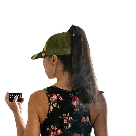 Ponytail Baseball Cap (Camouflage) - Picture 5 of 11